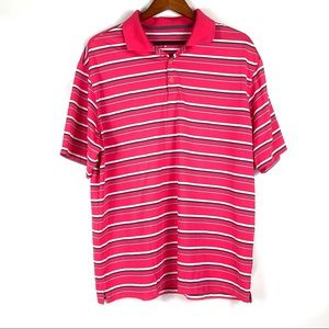 Nike Golf Dri-Fit Pink Polo Shirt Size XL